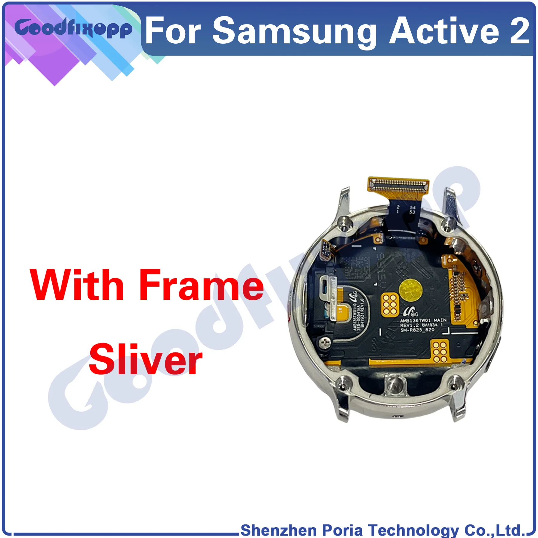 Touch Screen Assembly, Active 2, R820, 44mm