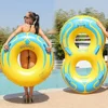 Swimming Ring Double Person Pool Floats River Raft Inflatable Tube Outdoor Water Tube Sport Fun Heavy Duty Water Hammock Lounges 1