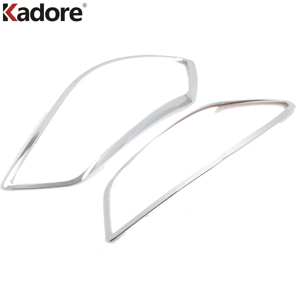 For Suzuki SX4 S-Cross Crossover 2014 2015 2016 Front Lamp Cover Headlight Trim Shells Auto Hoods Accessories ABS Chrome