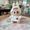 Mini Plush Doll'S Clothes Outfit Accessories For Korea Kpop Exo Labubu Idol V2 sitting party Love sweater hat set Clothing Gift 4