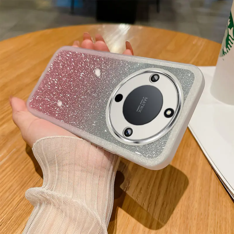 Honor Lite Soft TPU Glitzerlinse Schutzhülle für Huawei Honor Magic 5 4 Pro_voghion.com