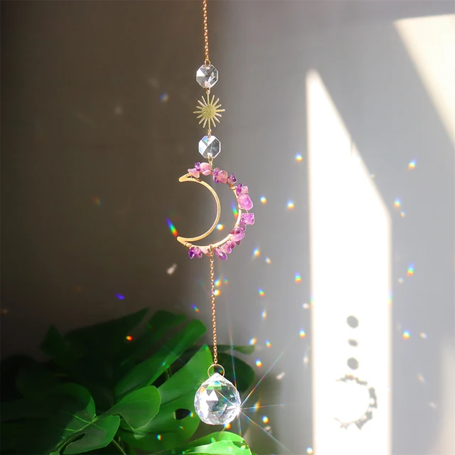Crystal Suncatcher Hópehely Ólomüveg Medál Függő Világos Fogó Ékszerek Tükröződik Szélcsengő Karácsonyi Ajándék Otthoni Dekoráció - Image 4