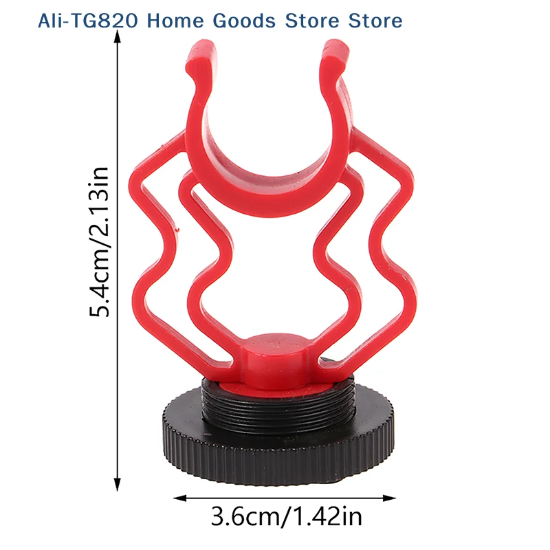 [TG820]1Pc 범용 마이크 웨이브형 쇼크 마운트 어댑터 플라스틱 마이크 브래킷 마운트 교체용 쇼크 마운트 액세서리