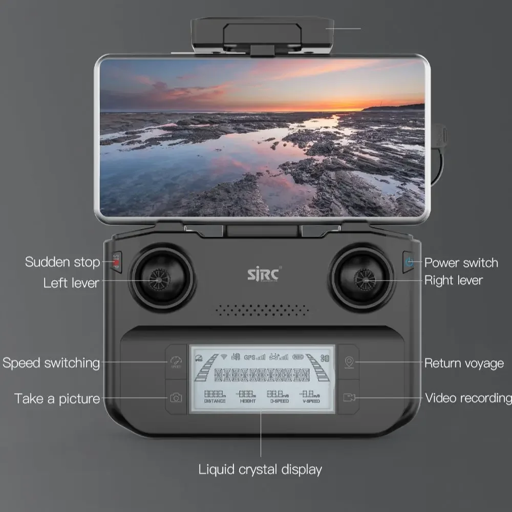 SJRC F22S 4K Pro Drone With 5G WIFI GPS HD Camera RC Drones 3.5KM 2-axis EIS Gimbal Obstacle Avoidance Quadcopter Outdoor Toy 3