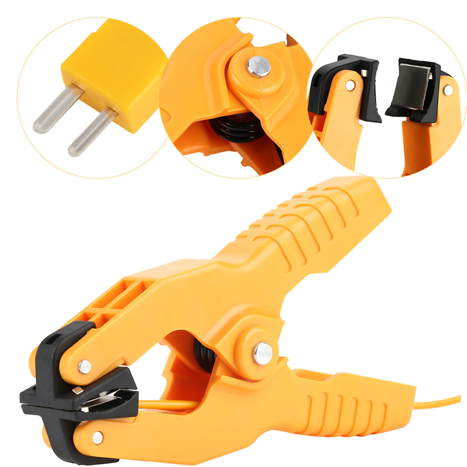 K Type Thermocouple Sensor Temperature Lead Pipe Clamp 1~3/8" -40~200℃ temperature sensor
