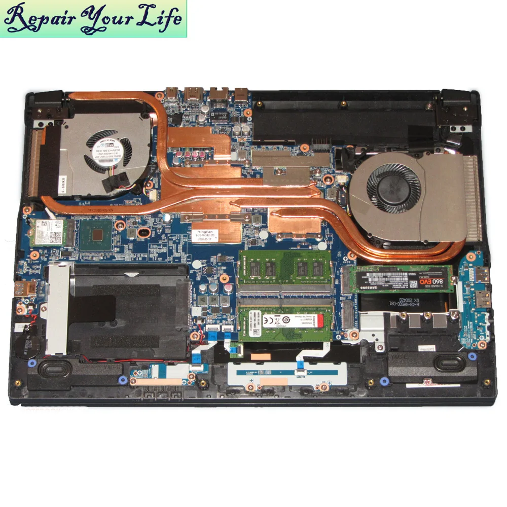 Laptop CPU GPU Cooling Fan For Clevo/Nexoc GH5 515IG For Erazer