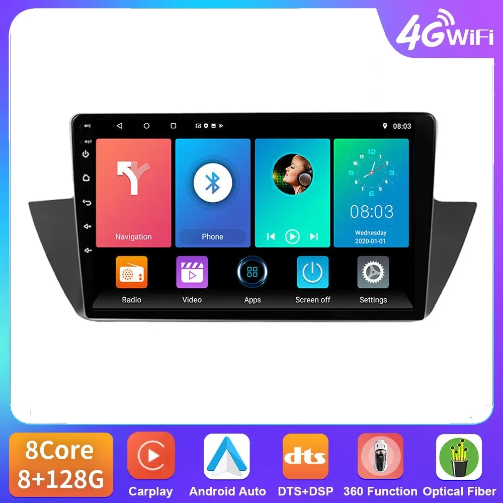 

For BMW X1 E84 2009 - 2011 2012 Multimedia Car Radio Video Players Android Auto CarPlay 2 din no dvd Gps Navigation Android 13