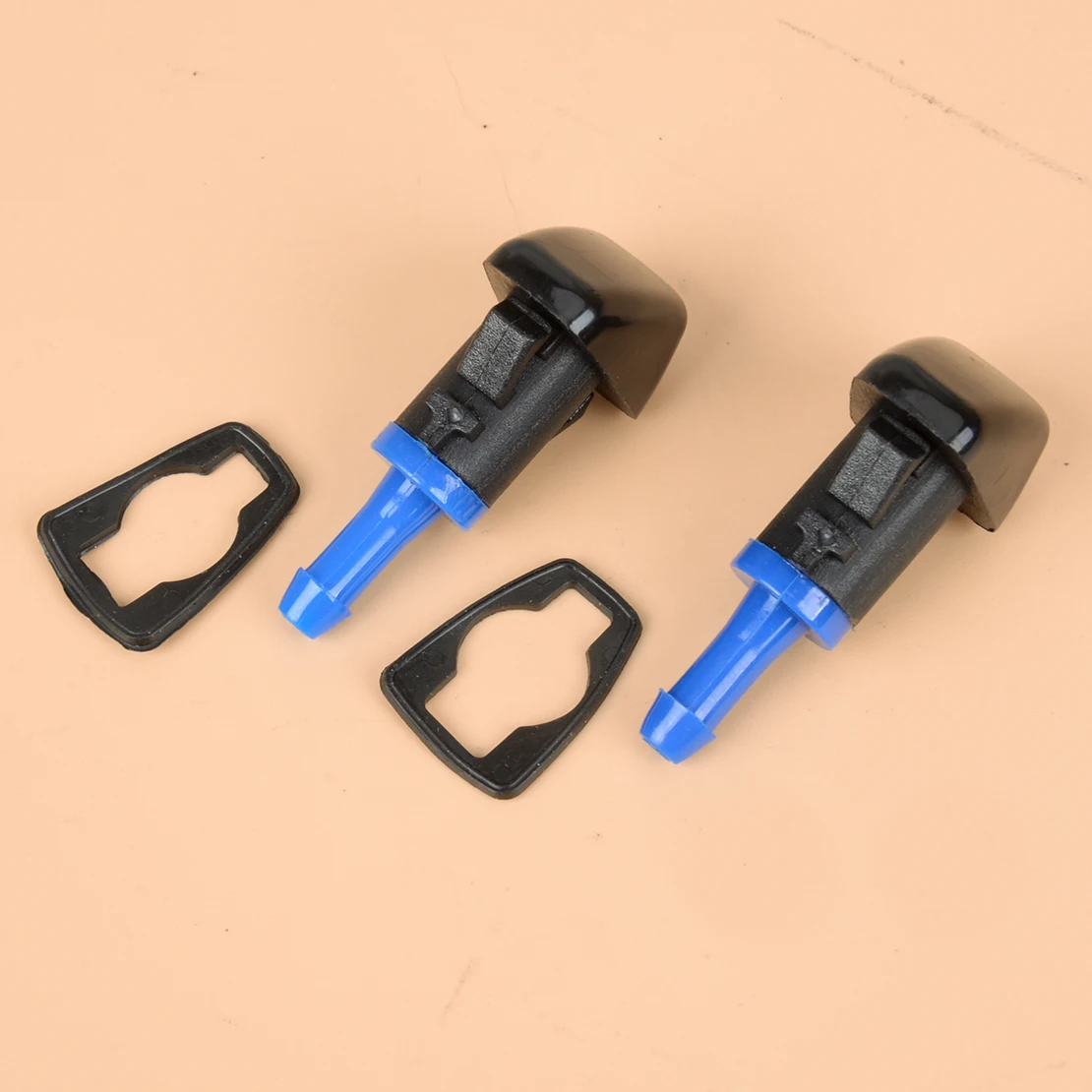 5303834 AB 2 Pièces Buse De Pulvérisation De Lave-glace De Voiture Joint De Jet De Pulvérisation Adapté Pour Jeep Patriot Compass 2008 2009 2010
