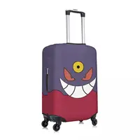 Anime Pokemon Funny 3D Face Suitcase Cover Business Vacation Useful Luggage Accesories Protection 2