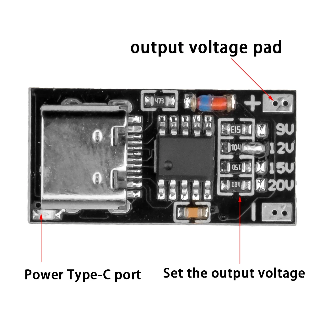 1pc usb c pd trigger board module pd qc decoy board fast charge usb