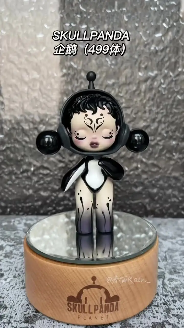 Skullpanda spペンギンのポップドールアクションフィギュア,限定版