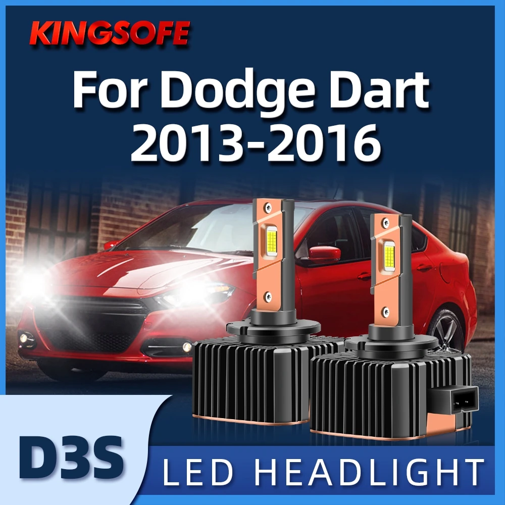 

Roadsun D3S Светодиодные Автомобильные фары Plug And Play Авто Высокая мощность 120 Вт Автомобильные Лампы для Dodge Дротика 2013 2014 2015 2016