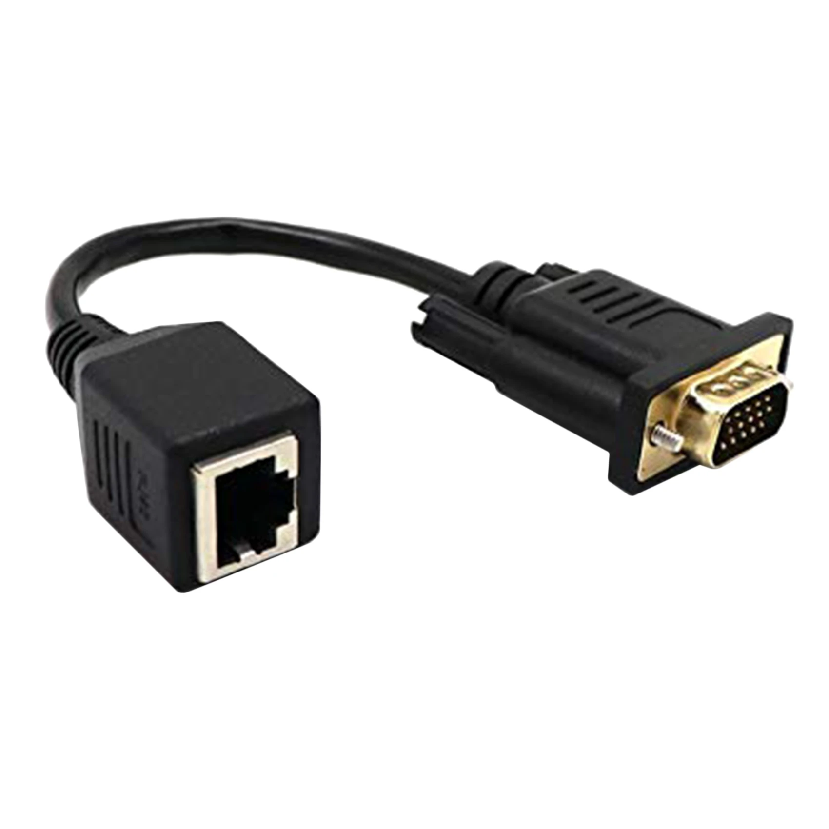 Adaptateur VGA vers RJ45, câble réseau vers VGA, connecteur de câble réseau, moniteur vers connecteur de câble réseau, prolongateur VGA