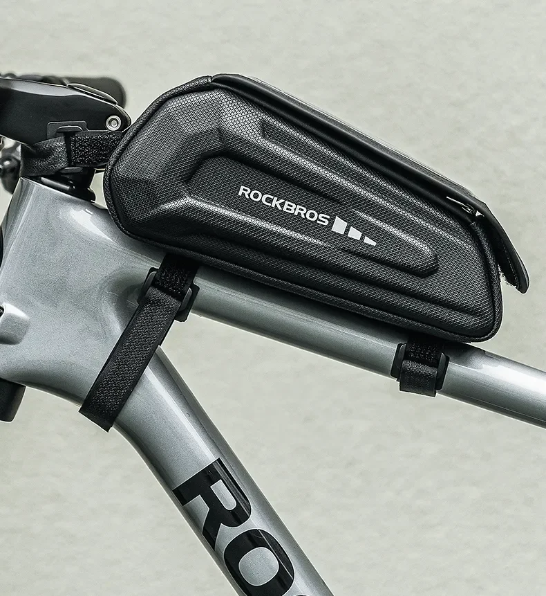 Bike Bag 1.7L Phone Bag Waterproof Front Frame Tube Bag Touch Screen Phone Holde