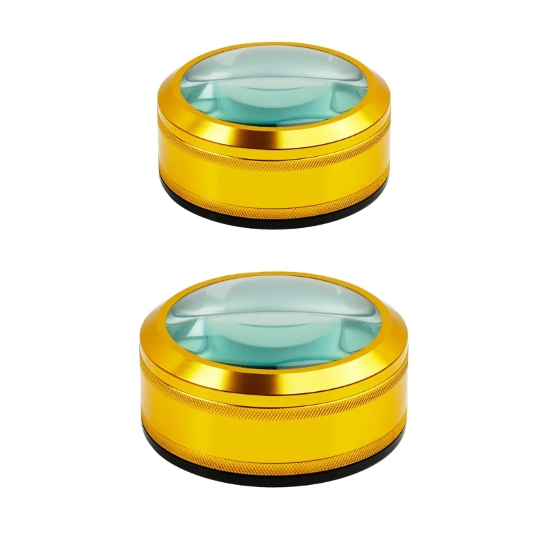 

10X Glass Portable Desktop Pocket Magnifier Jewelry Loupe 80/90mm