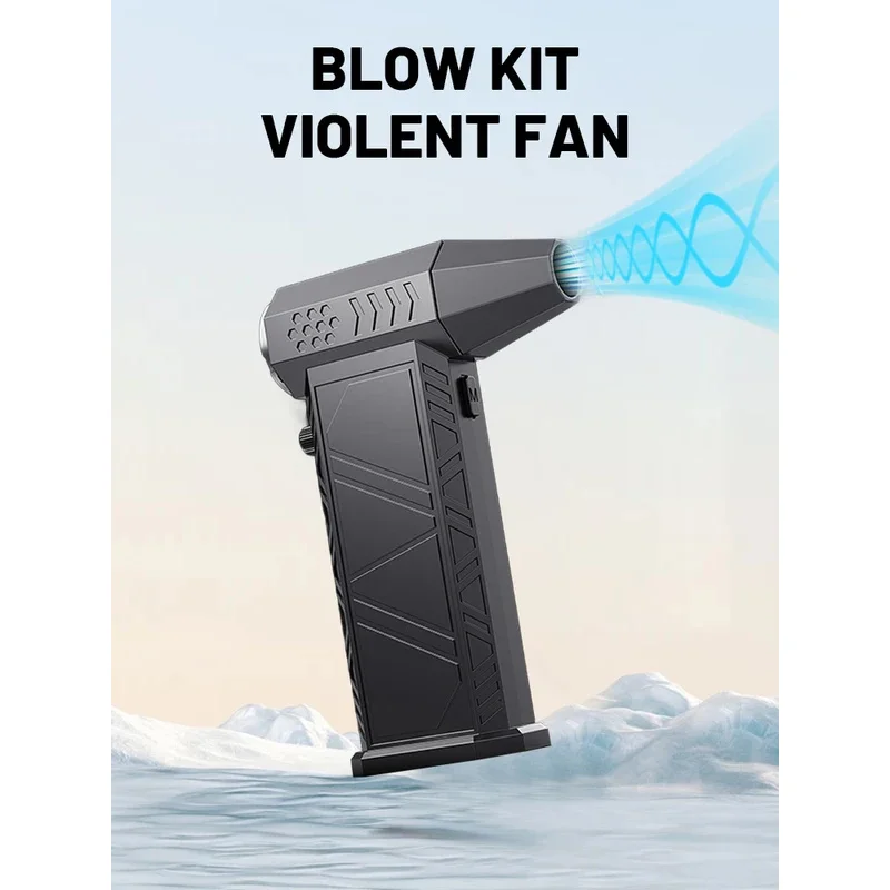 300000RPM Turbo Jet Blower Vacuum X9 High Speed Air Blower Wireless Compressed Air Duster Portable Turbo Fan Jet Dust Blowing