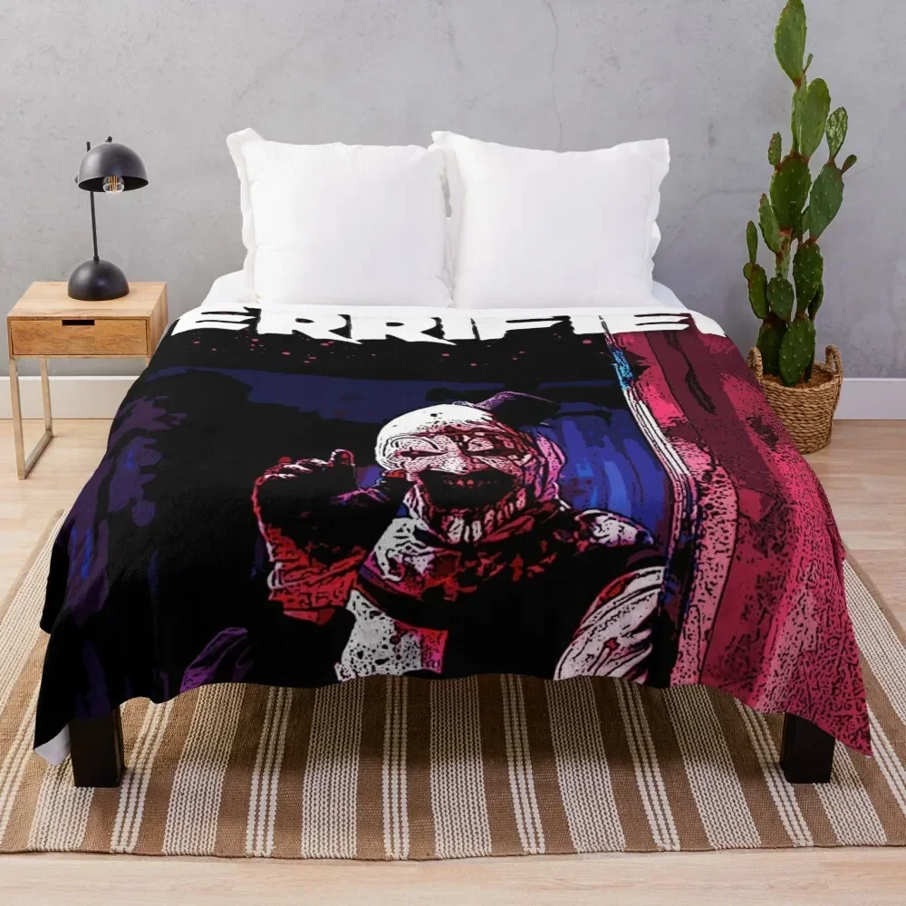 

Terrifier Throw Blanket warm for winter for babies Summer Comforter Blankets