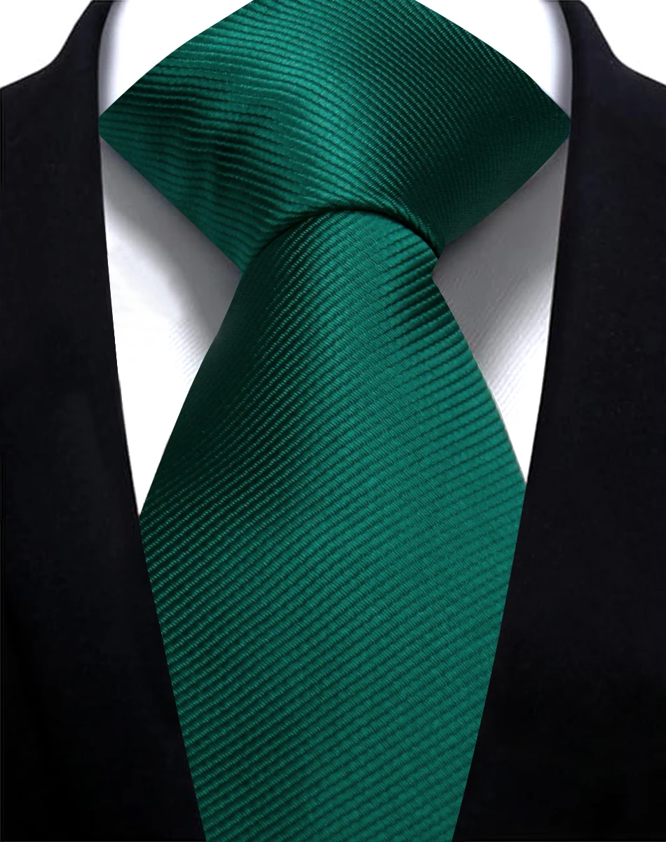 Classic Solid Color Ties for Men Fashion Casual Neck Tie Business Mens Neckties 7.5cm Width