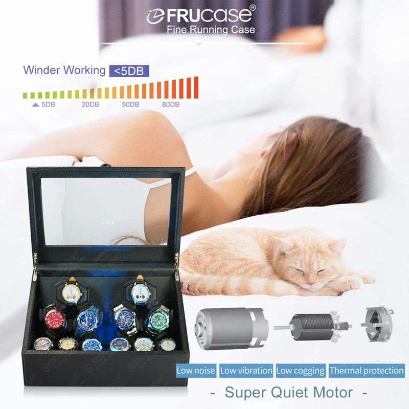 Watch Winder for automatic watches 6+6 watches