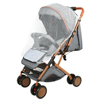Poussette bébé, chariot avec moustiquaire, jusqu'à 20 kg, avec panier de rangement, 4 roues, poussette pliable, poussette portable pour animaux de compagnie 2