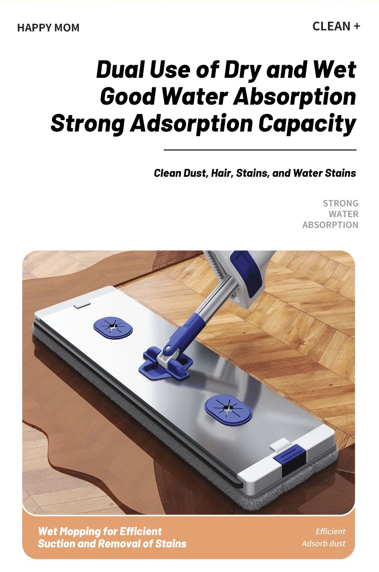 Hands Free Folding Bucket Mop Set