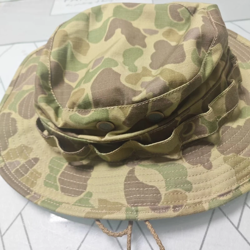 Tactical Penny Hat Round Edge Summer Breathable Sunshade Sunscreen Short-brimmed hat Cap Color Customization baseball cap camouflage hat tactical hat