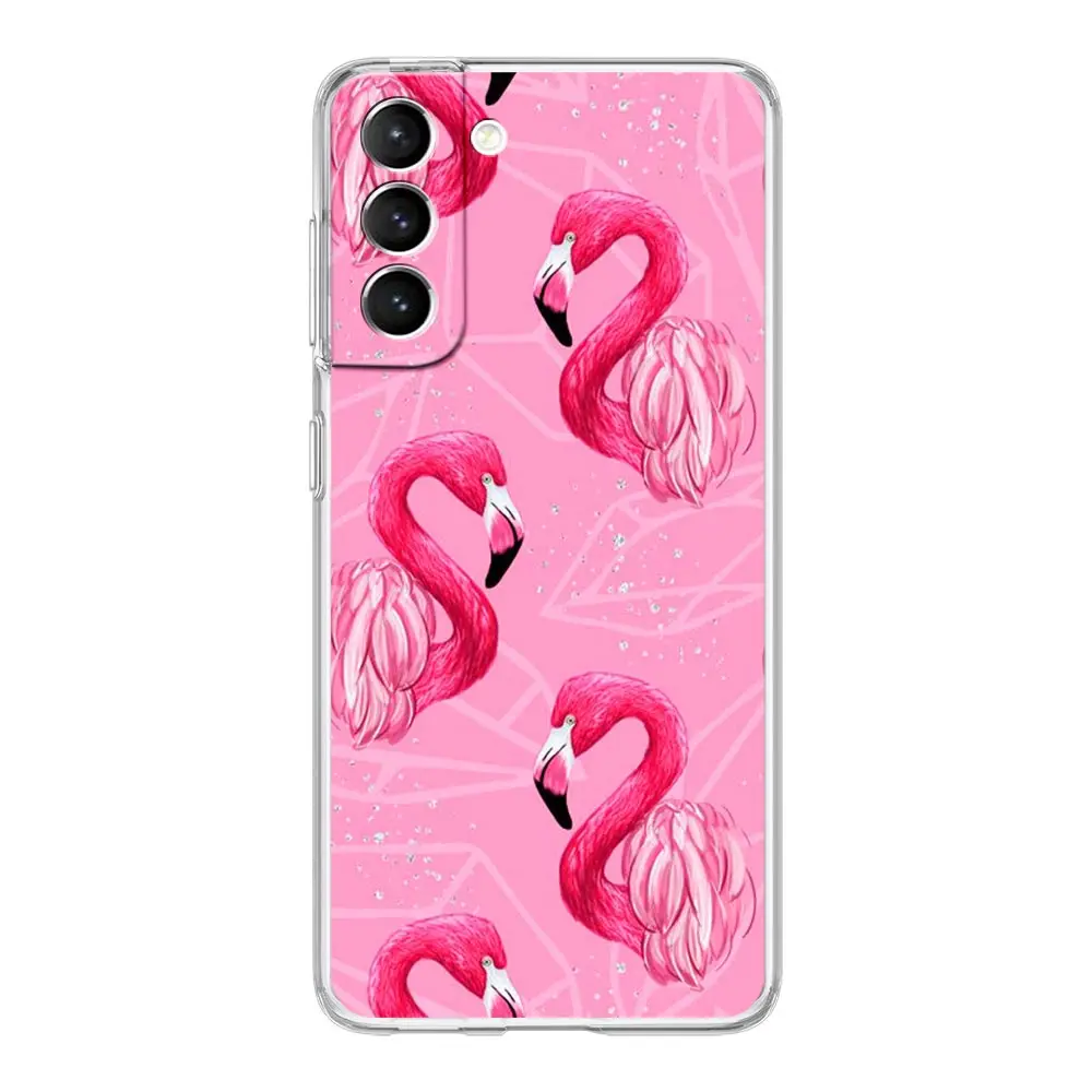 Rose Gold Pink Marble Clear Soft Phone Case Cover