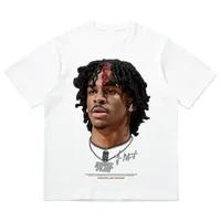 T-shirt de basket-ball hip-hop pour hommes et femmes, marque de mode en coton, Y2K Top, tendance estivale, américains, rue américaine, toute la marque de mode 1