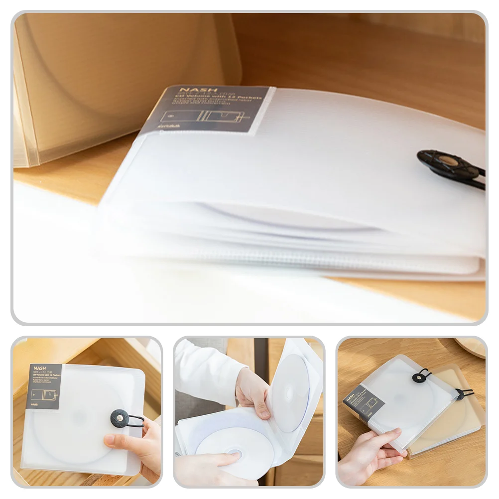 Portable Large Capacity Dvd Storage Binder Case Cd Bag ganizer Pp Travel Container Home Car Cdbinder Box Dvdcases