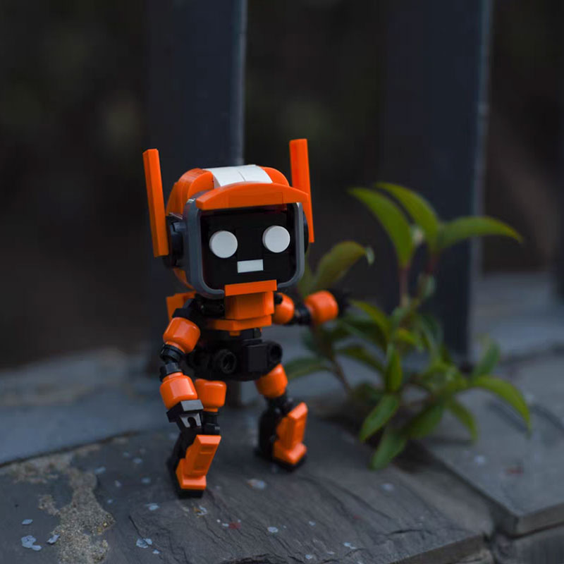 MOC DIY K-VRC Love-Death-Robot Model Building Block Toy Creativity Animation Smart Future Robot Bricks Assemble Toys Gifts