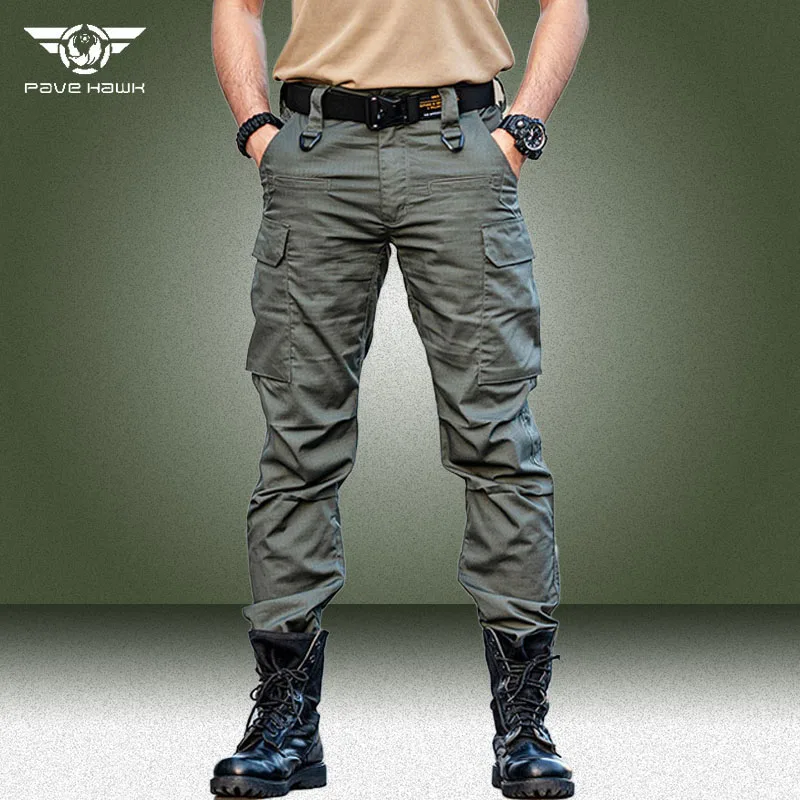 

IX15 Tactical Pants Men Outdoor Multi-Pocket wear resistant Cargo Trousers Male Military SWAT Combat Army Pant Training Joggers