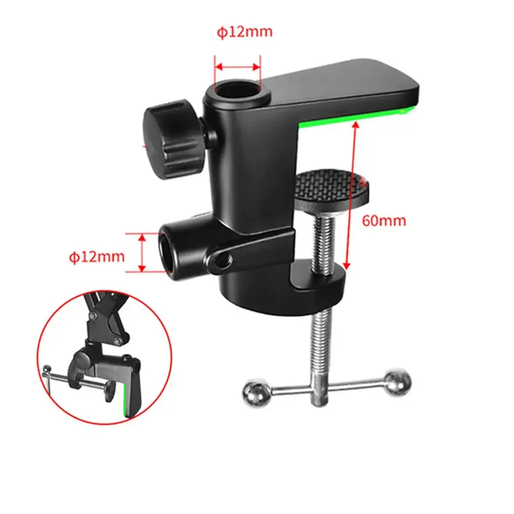 

Holder Mounting Fixed Cantilever Clamp Light Base Fittings Tablet Clip Desk Lamp Hose Bracket