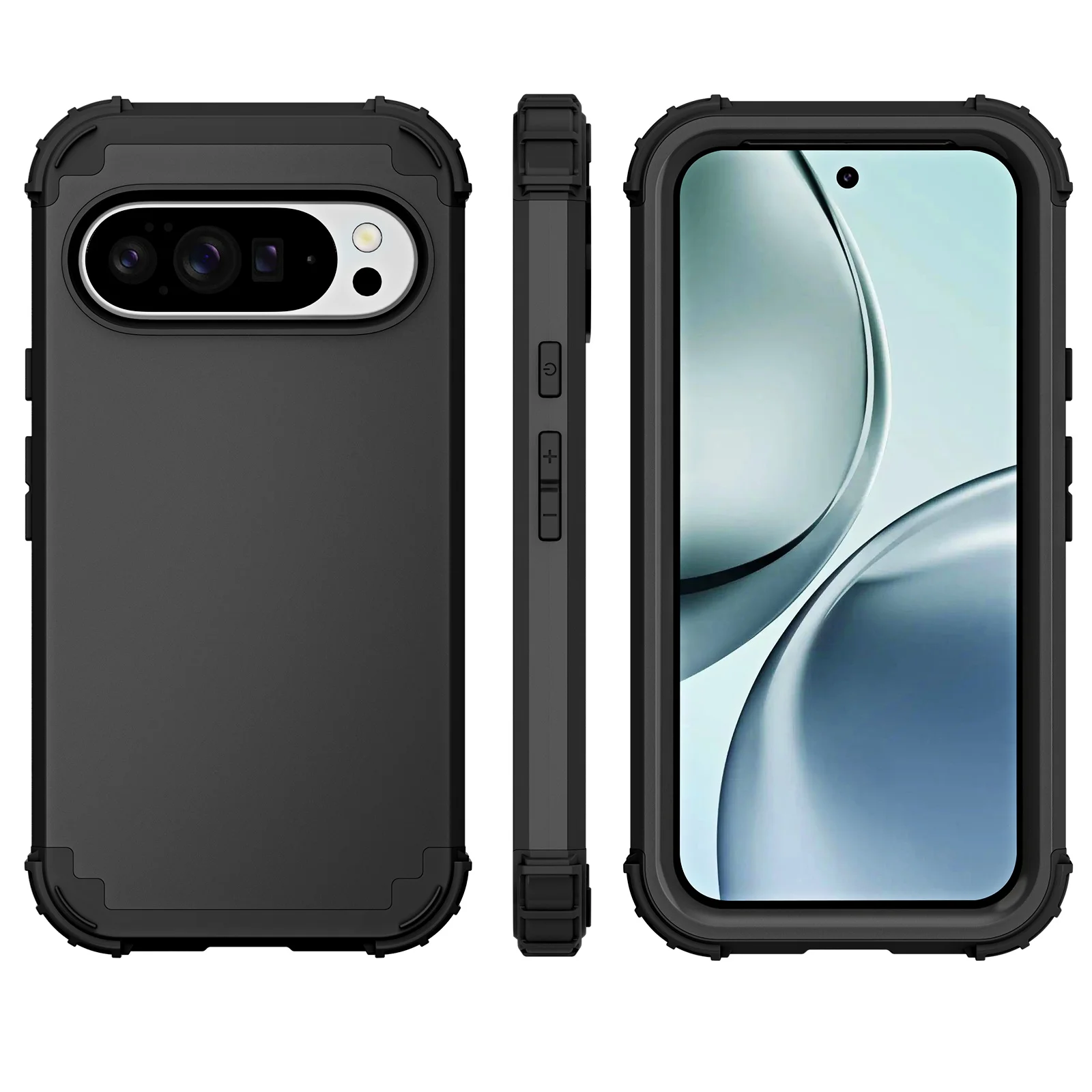 Ultimate Rugged Armor Shockproof TPU Silicone Hard Plastic Case