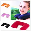 1PC New U Shaped Travel Pillow Car Air Flight Inflatable Pillows Neck Support Headrest Cushion Soft Nursing Cushion 1