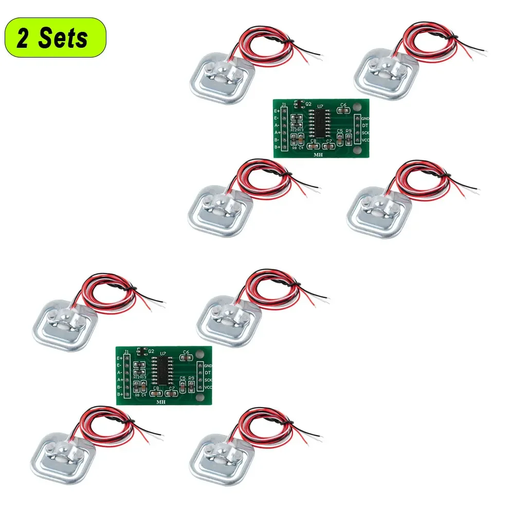 【Trending Now】 50KG Half-Bridge Load Cell Weight Sensor + HX711 Amplifier Module for Digital Scales Arduino DIY Projects.