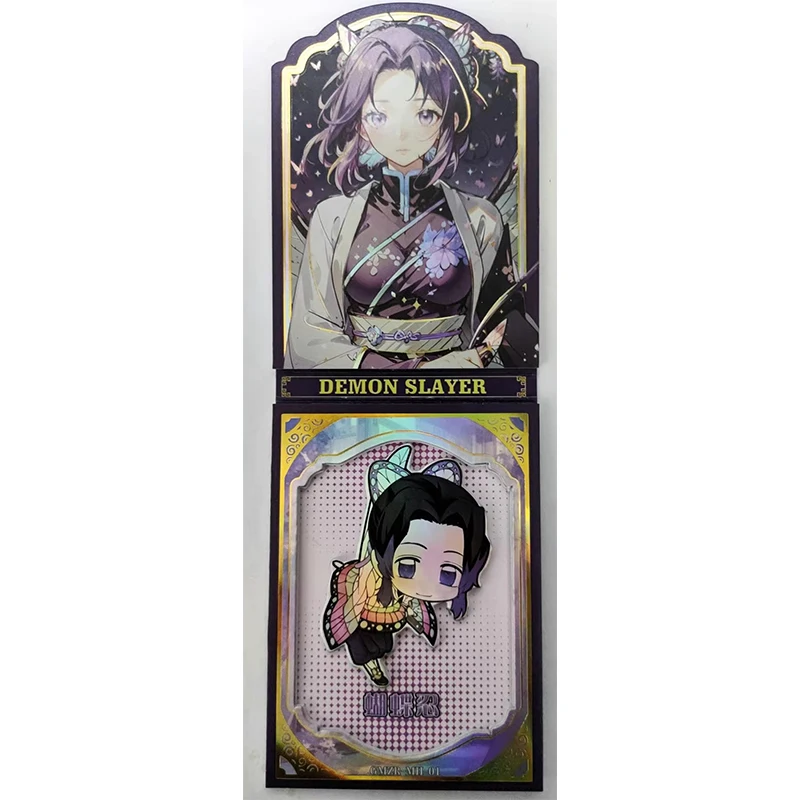 Anime Demon Slayer Kamado Nezuko Tanjirou Kanroji Mitsuri Kochou Shinobu Mh Collectible Card Toys Christmas Birthday Gifts 2