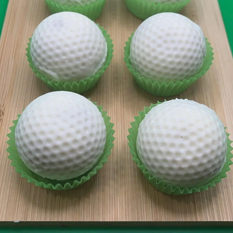 3D Golf Ball Silikon Form Runde Heiße Schokolade Bomben Kuchen Pop Candy Ice Cube Tablett Backen Dekoration Werkzeuge Cupcake Topper Küche – Detail 5