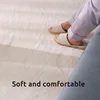 Beige Plush Faux Rabbit Shaggy Fur Rugs For Bedroom Bedside Shag Washable Fluffy Carpet Living Room Sofa Area Child's Home Decor 3