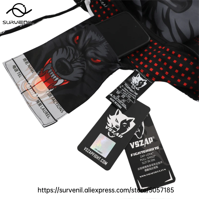 MMA BJJ Shorts Men Vszap Fight Wear Gym Combat Sport Jiu Jitsu Fight Shorts Unisex Adult Youth Grappling Kickboxing Boxing Pants