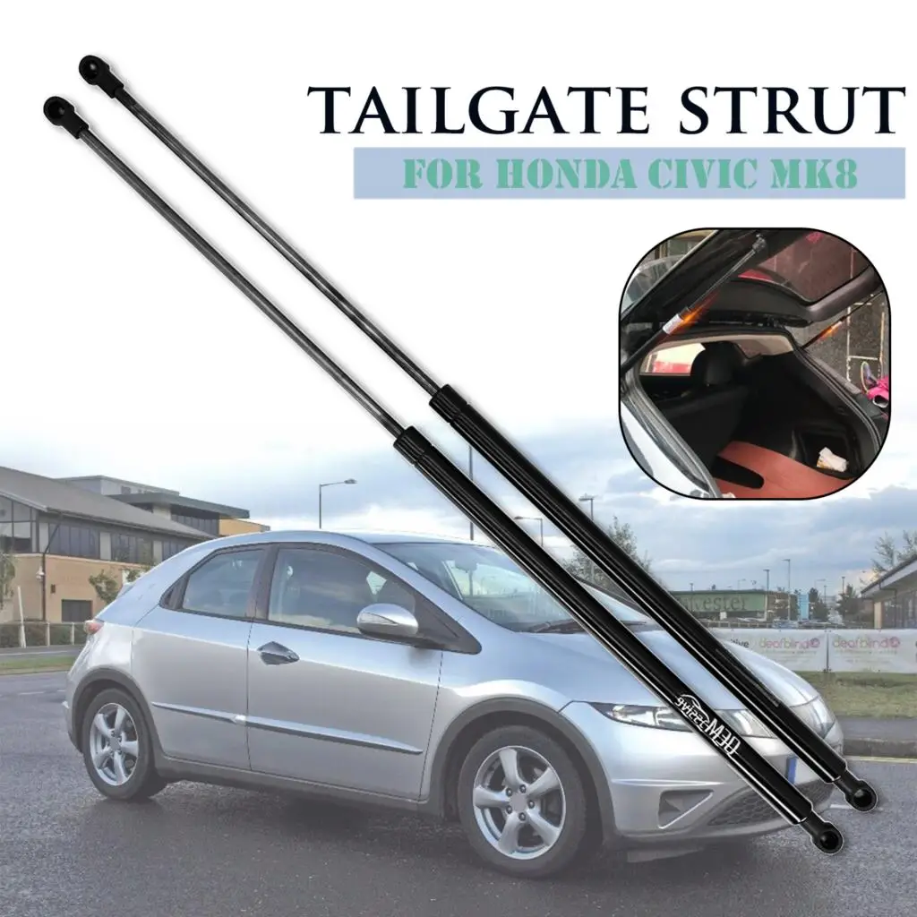 Tailgate Rear Boot Gas Lift Spring Struts Supports Lifters Holder Tools 74820SMGE03 2pcs For Honda Civic Hatchback MK8 2005-2011 Gas Shock Strut Shock Absorber Spring Car Shock Absorber Spring