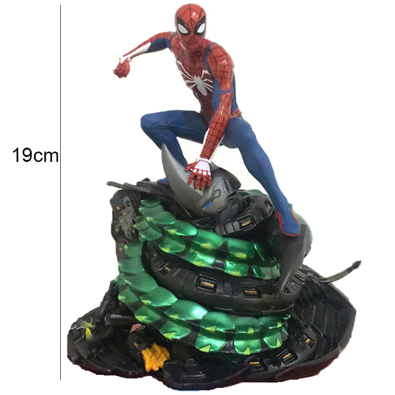 Spider Man Animation Ps4 Game Statue Scene Collector Edition Pvc Figure Collectible Model Doll Toy Decoration Gift| | - AliExpress