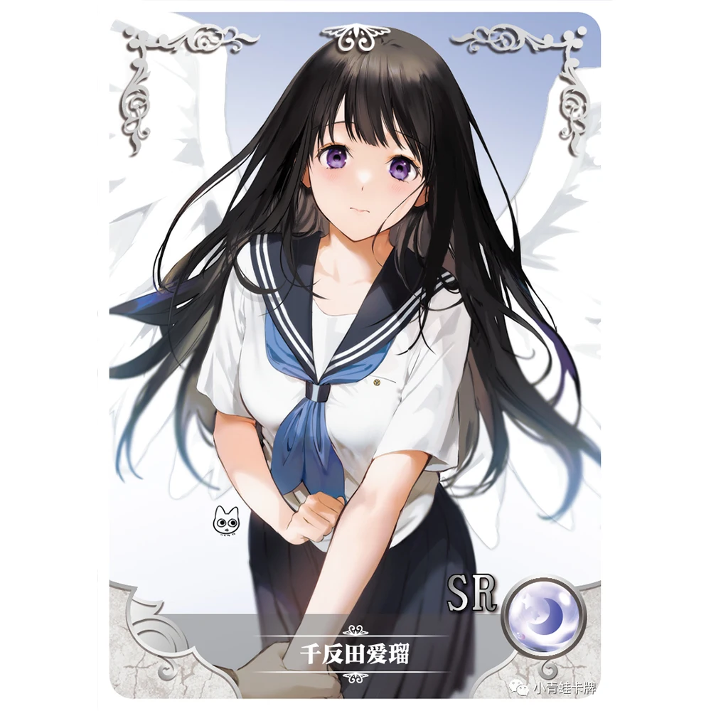 

Kawaii Goddess Story Card Animation Girl SR118-135 Game Collection Card Chitanda Eru Haruno Anime Peripheral Otaku Man Gift Toys