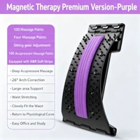 Lumbar Back Stretcher Massager, Spine Pain Relief Vertebral Relaxer for Lower Back Traction & Waist Correction - Image 2