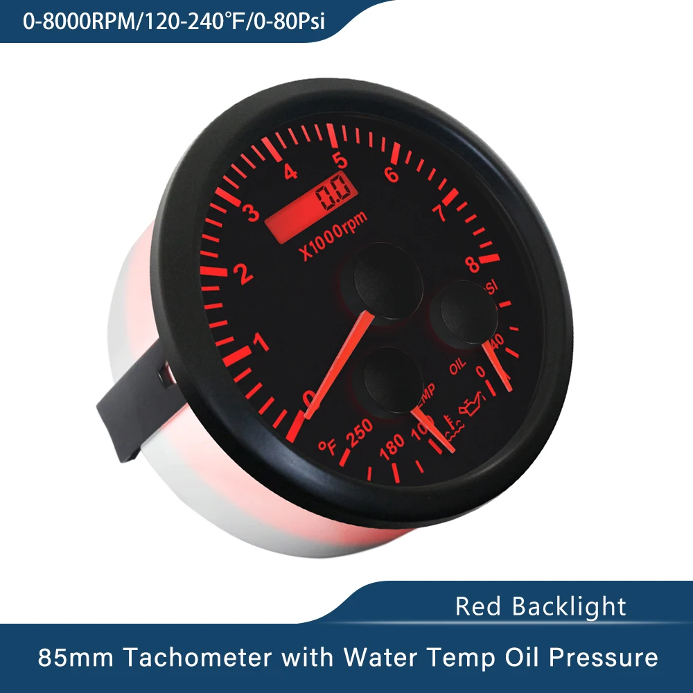  ELING 2-in-1 GPS Speedometer with Tachometer