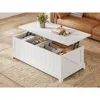 Lift Top Coffee Table for Living Room,Coffee Tables with Large Storage & Fence Design, Coffee Table Lifting top for Living Room 1