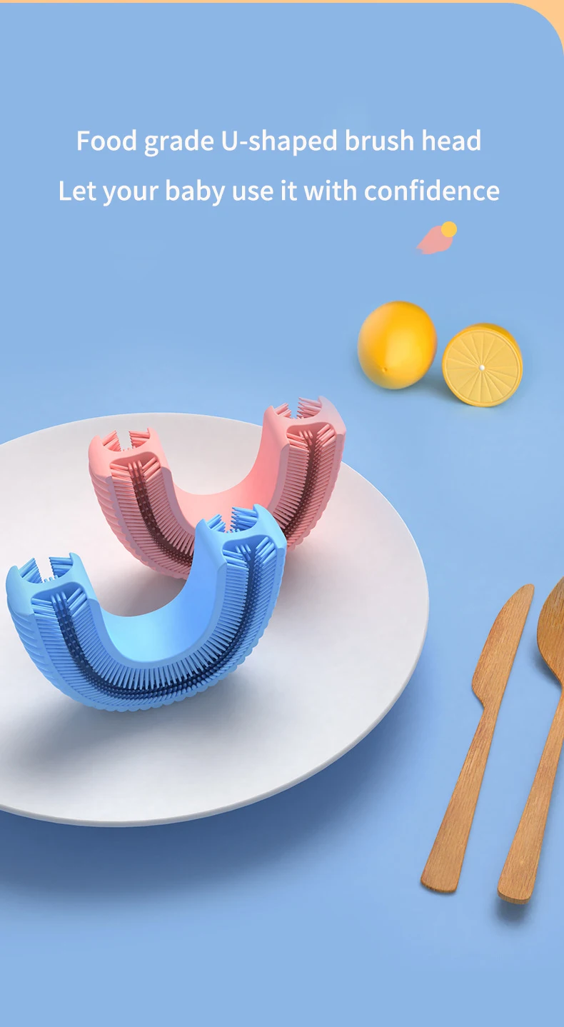 e adultos, Smart Silicone Tooth Brushes, luz