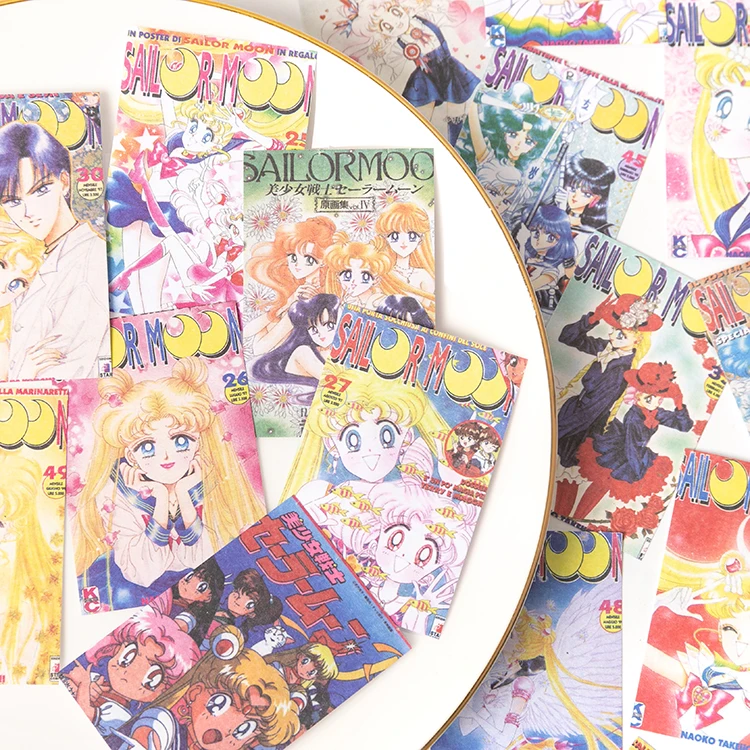 100PCS Vintage Fairy Tale Girl Material Paper DIY Scrapbook Base Collage TAG. Wall Gift Packaging Decoration Mini Material Book