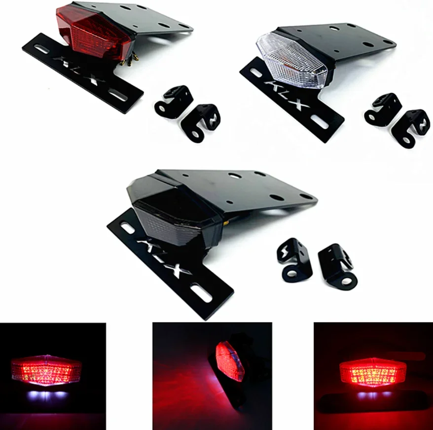 가와사키 KLX250S KLX 250S 2006 - 2014 KLX250SF KLX 250SF 2009 2010 테일 깔끔한 펜더 제거기, LED 라이트 방향 지시등 부품