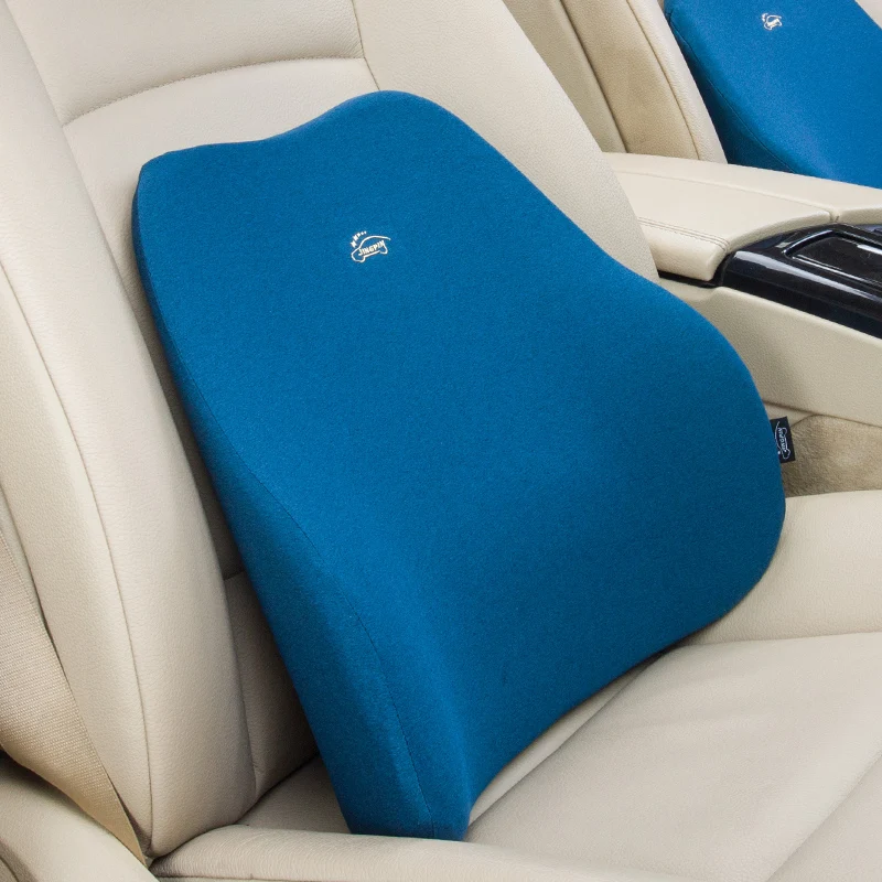 Car Lumbar Seat Cushion Waist Memory Foam Lower Back Pain Support Comfort  Accessories Interior
