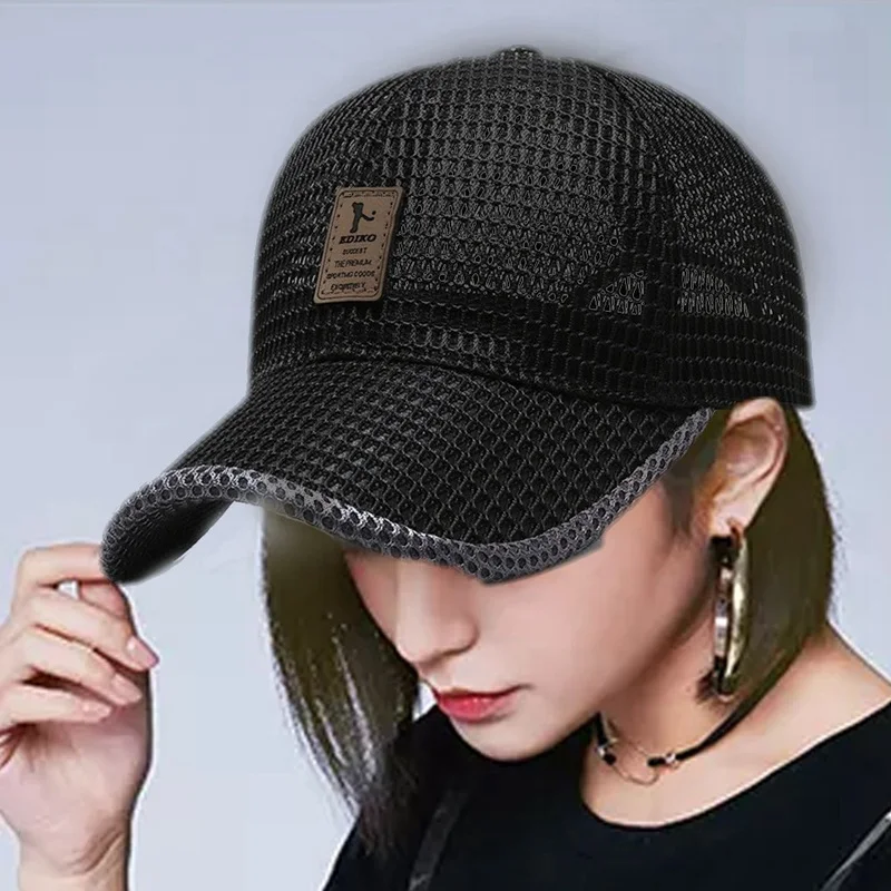 

Breathable Mesh Baseball Cap Unisex Summer Cap Outdoor Sports Casual Sunshade Hat Simple Street Baseball Cap Casquette Femme